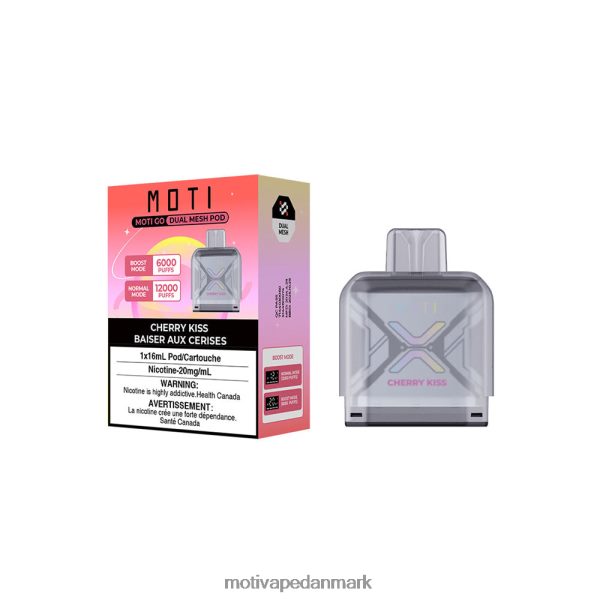 MOTI Go Pro engangs pod kirsebær kys NXFN96 MOTI Vape Review