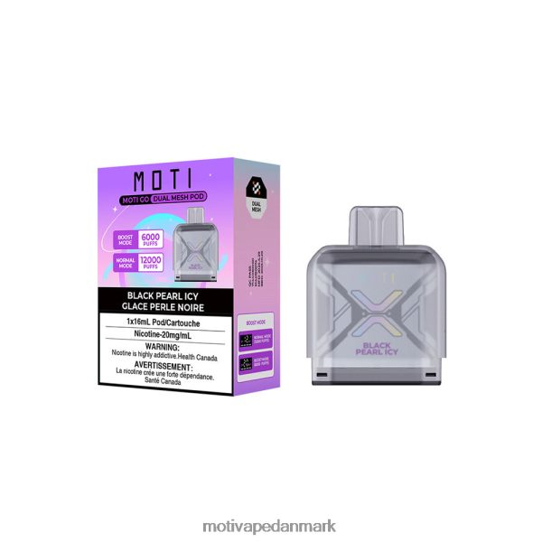 MOTI Go Pro engangs pod sort perle iskold NXFN97 MOTI Vape Near Me