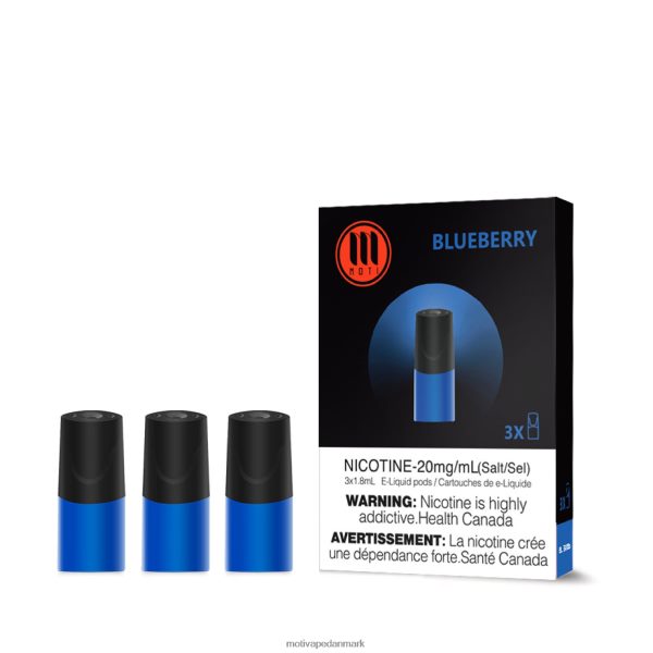 MOTI klassiske bælg blåbær NXFN108 MOTI Vape Disposable Danmark
