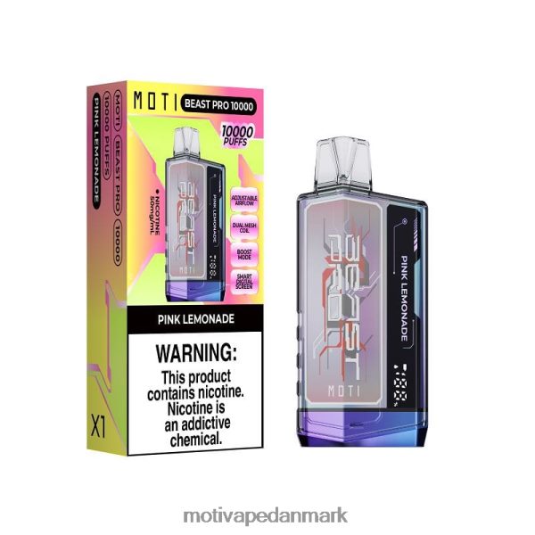 MOTI Beast Pro engangsdamp (5%, 10000 pust) blå storm NXFN38 MOTI Vape Disposable Danmark