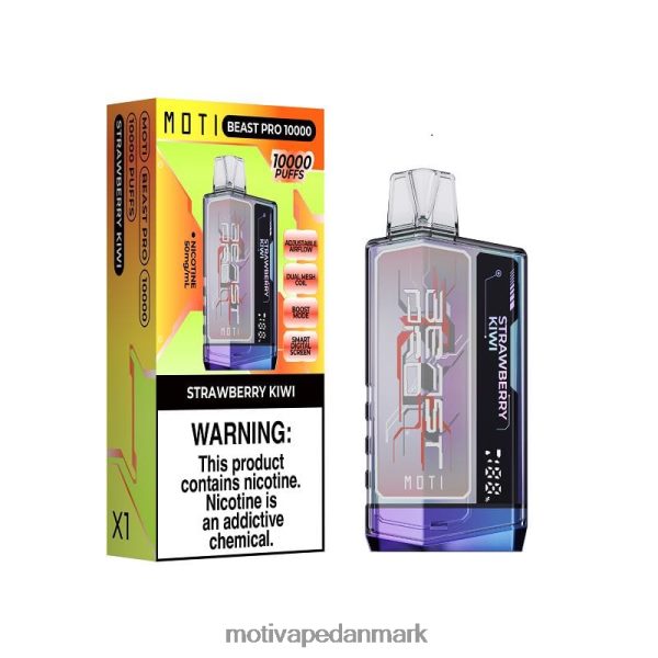 MOTI Beast Pro engangsdamp (5%, 10000 pust) blå storm NXFN38 MOTI Vape Disposable Danmark