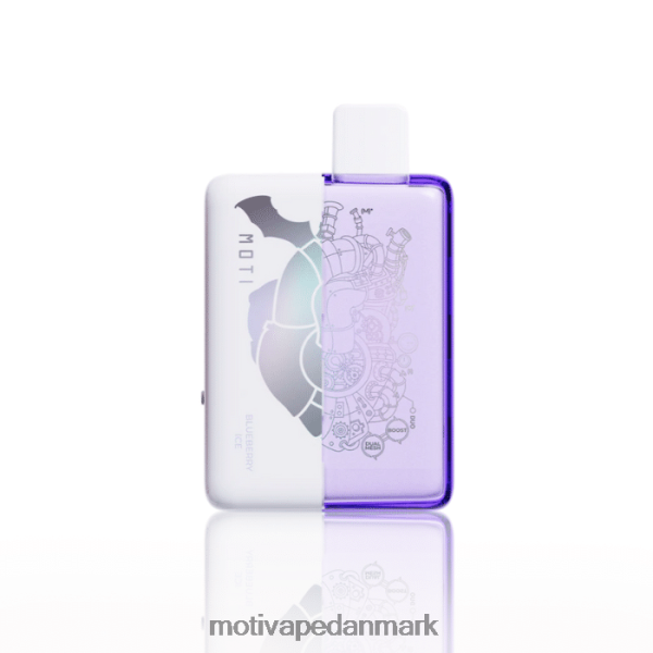 MOTI Duo 9000 engangsvape (5%, 9000 pust) blåbæris NXFN68 MOTI Vape Disposable Danmark