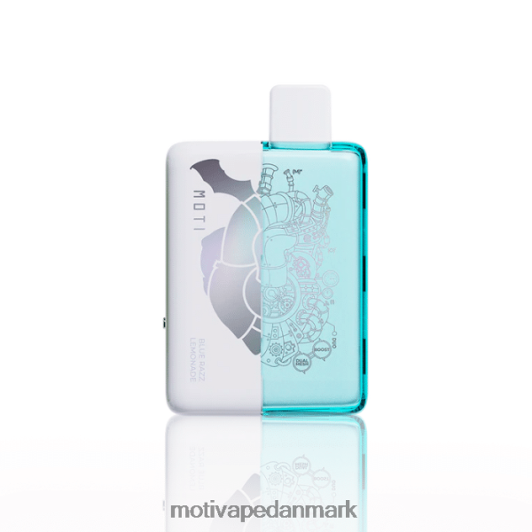MOTI Duo 9000 engangsvape (5%, 9000 pust) blå razz limonade NXFN64 MOTI Vape Price