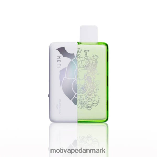 MOTI Duo 9000 engangsvape (5%, 9000 pust) jordbær kiwi NXFN66 MOTI Vape Review