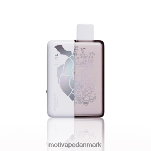 MOTI Duo 9000 engangsvape (5%, 9000 pust) tropisk regnbueeksplosion NXFN72 MOTI Vape Copenhagen