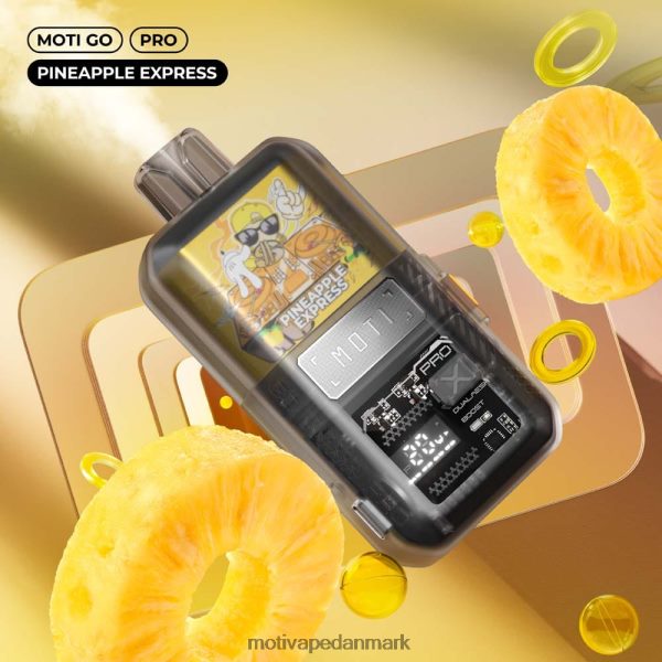 MOTI Go Pro engangsdamp (5%, 12000 pust) ananas express NXFN17 MOTI Vape Near Me