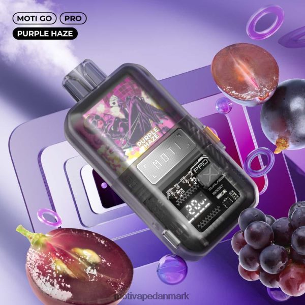 MOTI Go Pro engangsdamp (5%, 12000 pust) lilla dis NXFN19 MOTI Vape For Sale