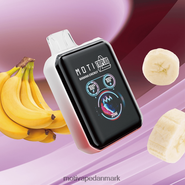 MOTI Triplus 20k engangsvape (5%, 20000 pust) banan energi NXFN1 MOTI Vape Danmark