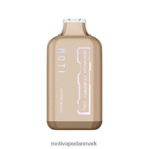 MOTI Ultra engangsdamp (5%, 6000 pust) banankirsebær NXFN26 MOTI Vape Review