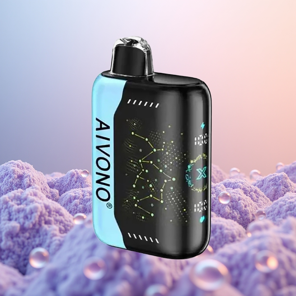 Aivono Aim Boom 25000 Blå Hindbær Is med 650mAh og 1.2 ohm Mesh Coil