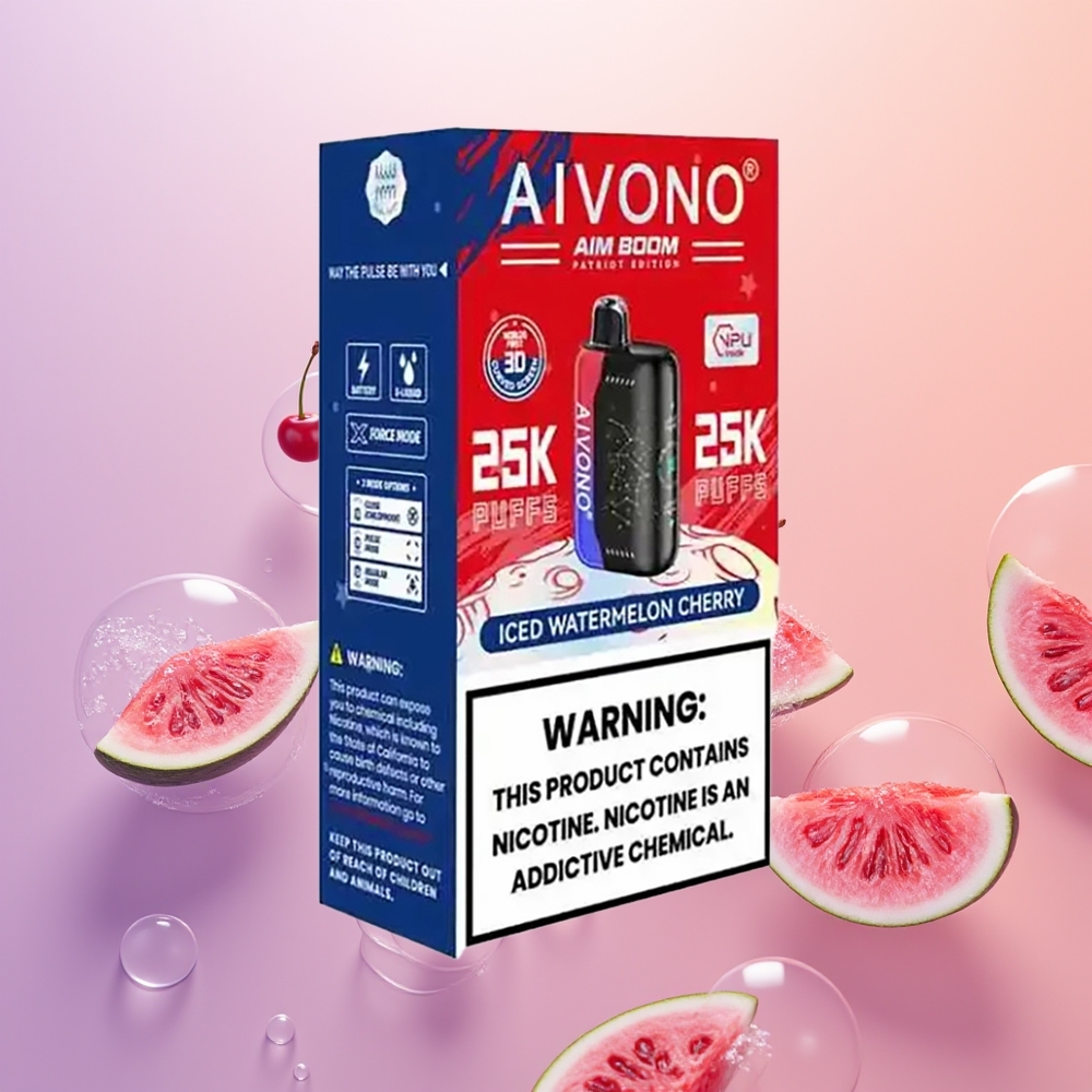 Aivono Aim Boom 25000 Is Vandmelon Kirsebær Type-C 650mAh