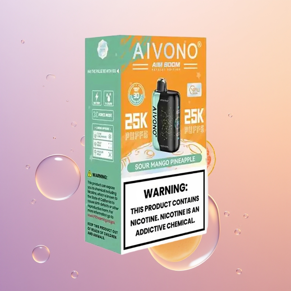 Aivono Aim Boom 25000 Sur Mango Ananas 0% 650mAh