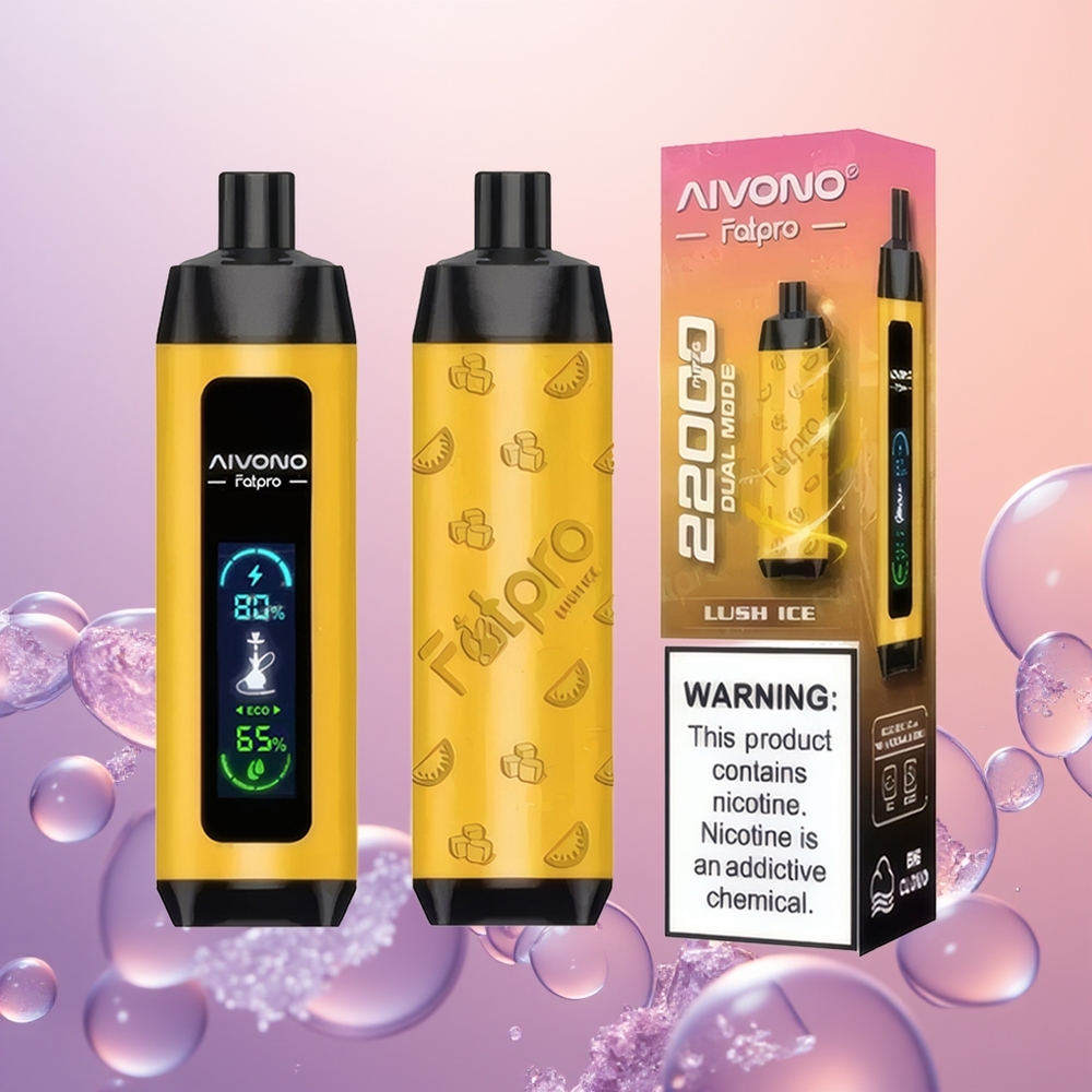 Aivono Aim Fatpro 22000 Frisk Is med 28ml og 0,6 ohm Mesh Coil
