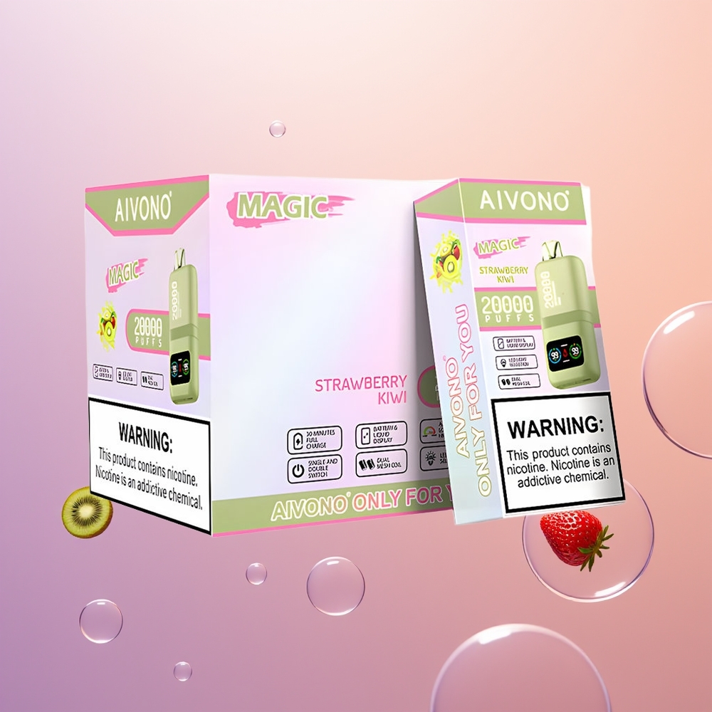Aivono Aim Magic 20000 Jordbær Kiwi Dual Mesh Type-C