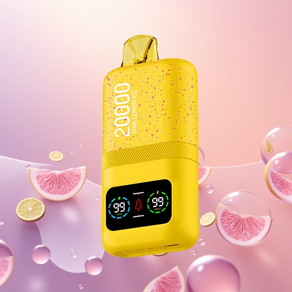 Aivono Aim Magic 20000 Rød Citron Is med Dual Mesh og LCD-skærm