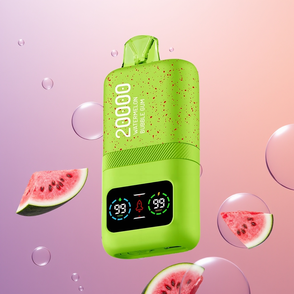 Aivono Aim Magic 20000 Vandmelon Bubblemund med Dual Mesh Coils og Type-C Genopladelig