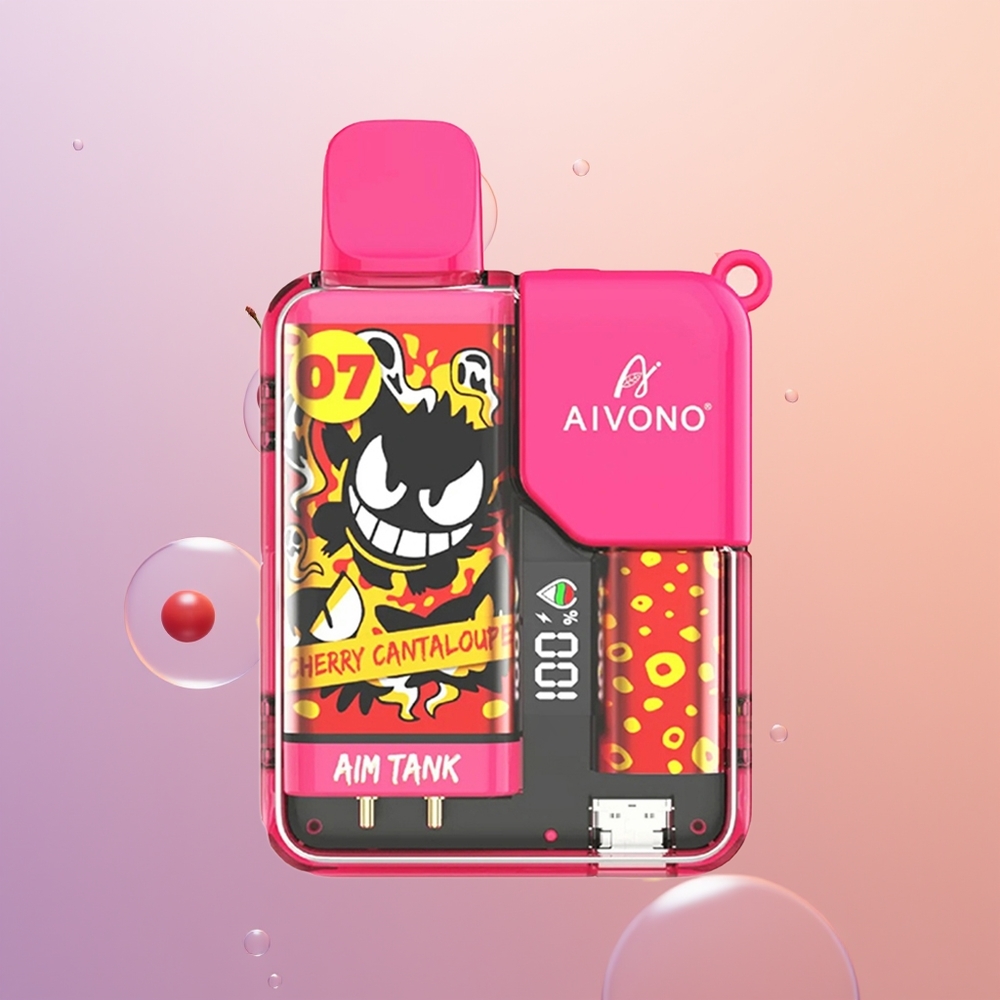 Aivono Aim Tank 9500 Kirsebær Cantaloupe 18ml 650mAh