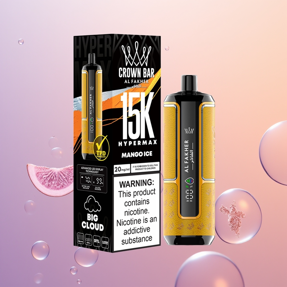 Al Fakher Crown Bar 15K Hypermax Mango Is 22ml 600mAh