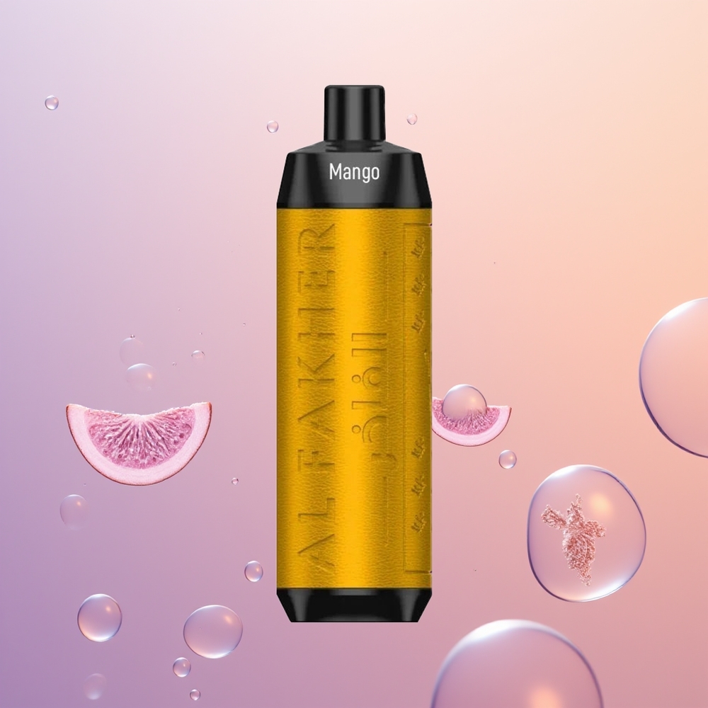 Al Fakher Crown Bar 8000 Crystal Mango Is med 18ml e-Liquid og 600mah Batteri