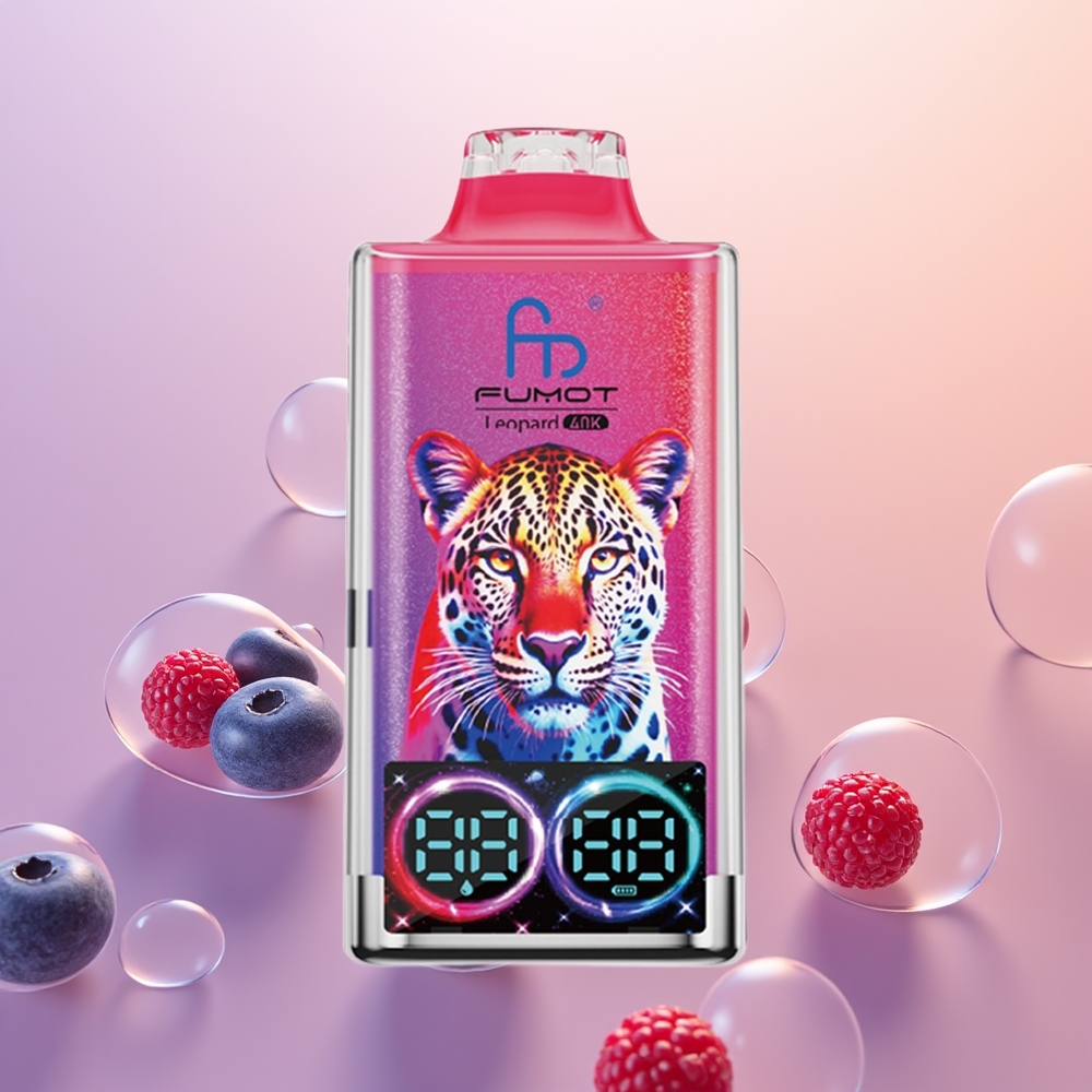 Fumot Leopard 40K Blåbær Kirsebær Tranebær 5% 700mAh Dual Mesh