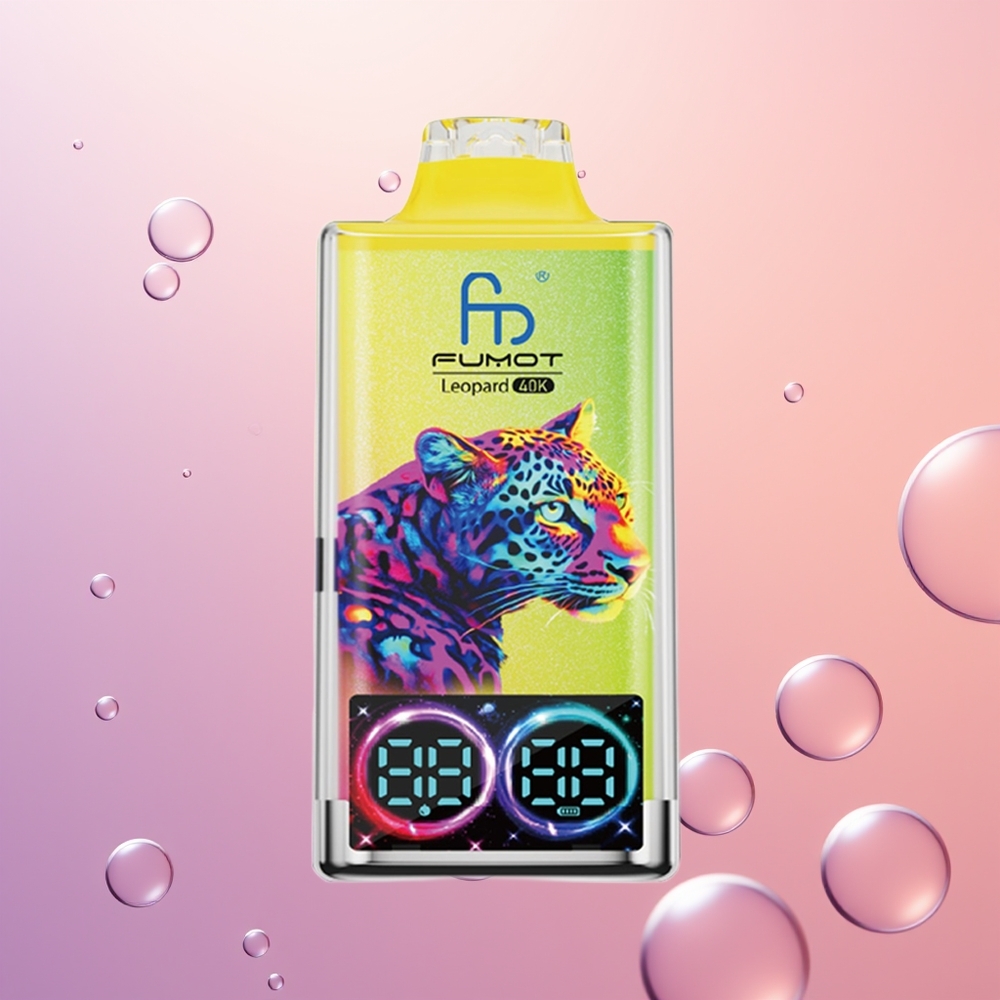 Fumot Leopard 40K Rosa Citronvand Dual Mesh 5% Nicotine