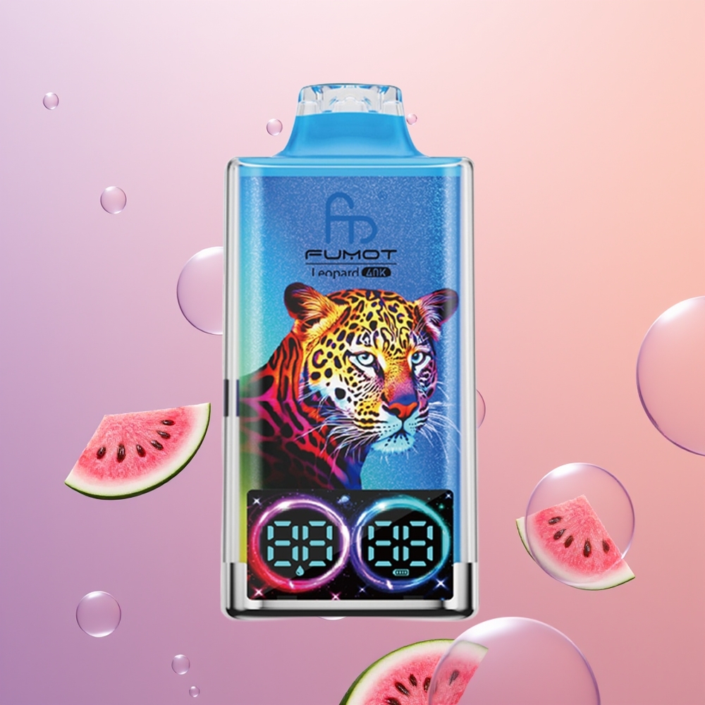 Fumot Leopard 40K Vandmelon Bubblemund Dual Mesh 5%