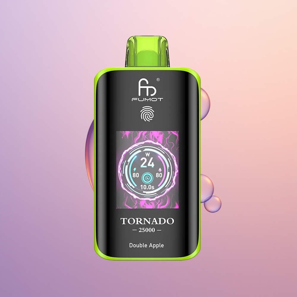Fumot Tornado 25000 Dobbelt Æble HD Skærm Type-C