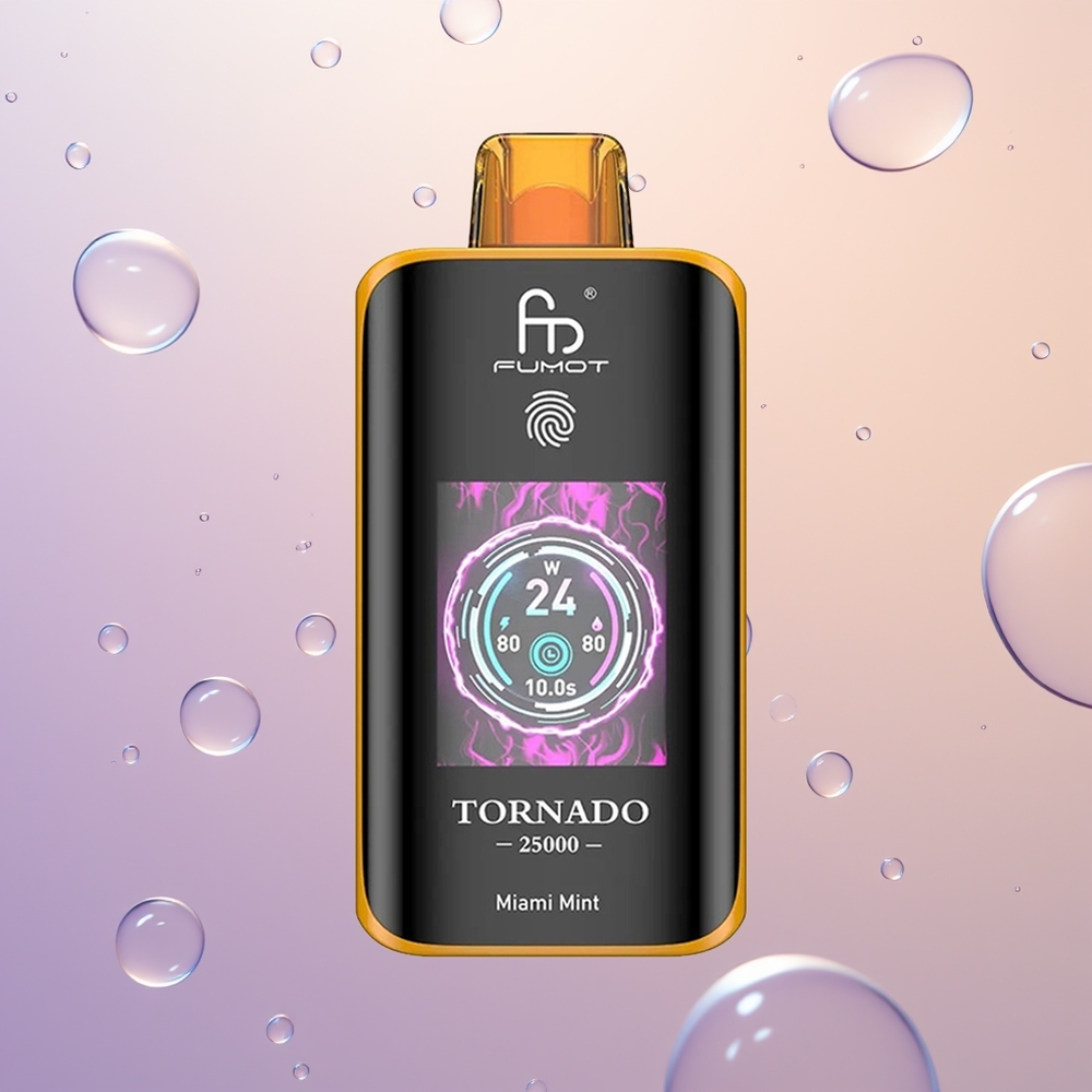 Fumot Tornado 25000 København Mynte HD Skærm 700mAh