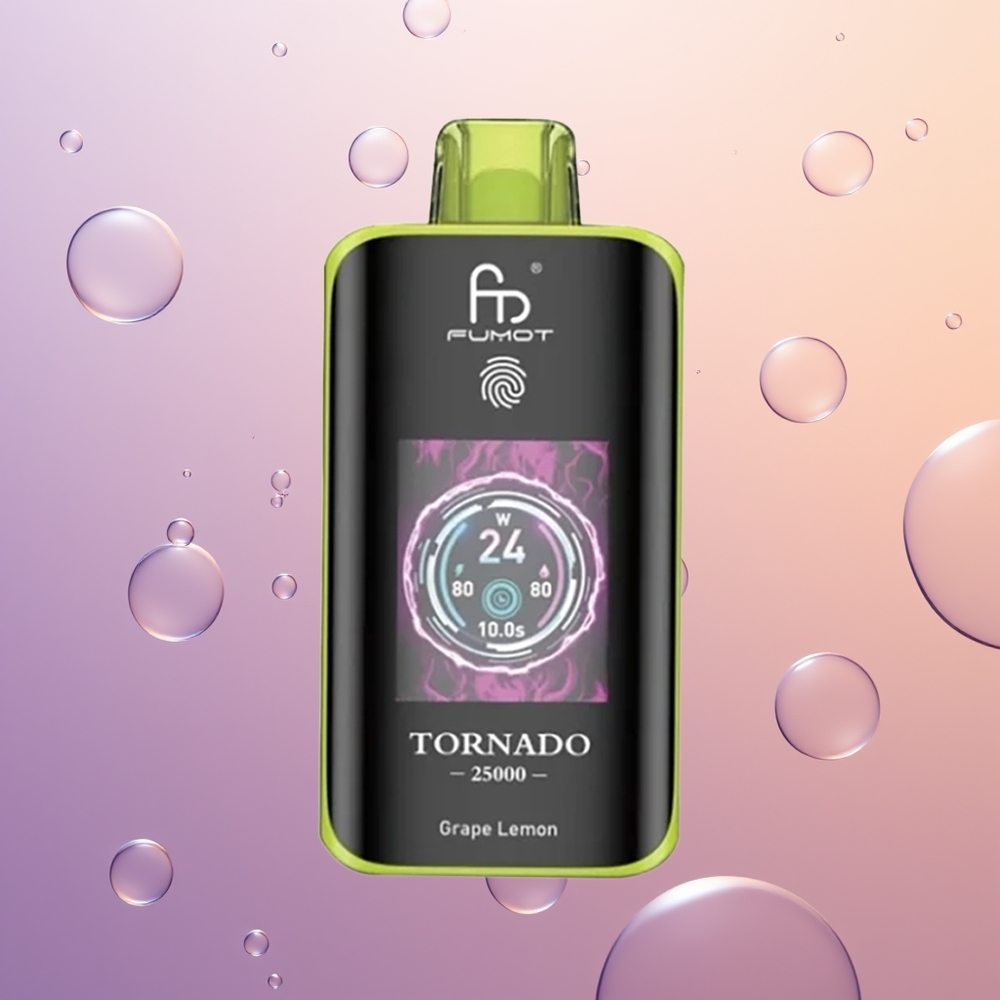 Fumot Tornado 25000 Vindrue Citron HD 700mAh Type-C