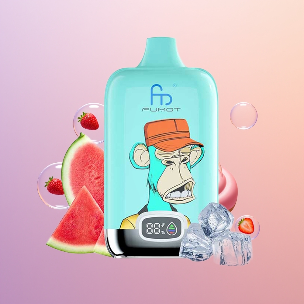 Fumot Tornado Digital Box 12000 Jordbærdonut Mesh 20ml