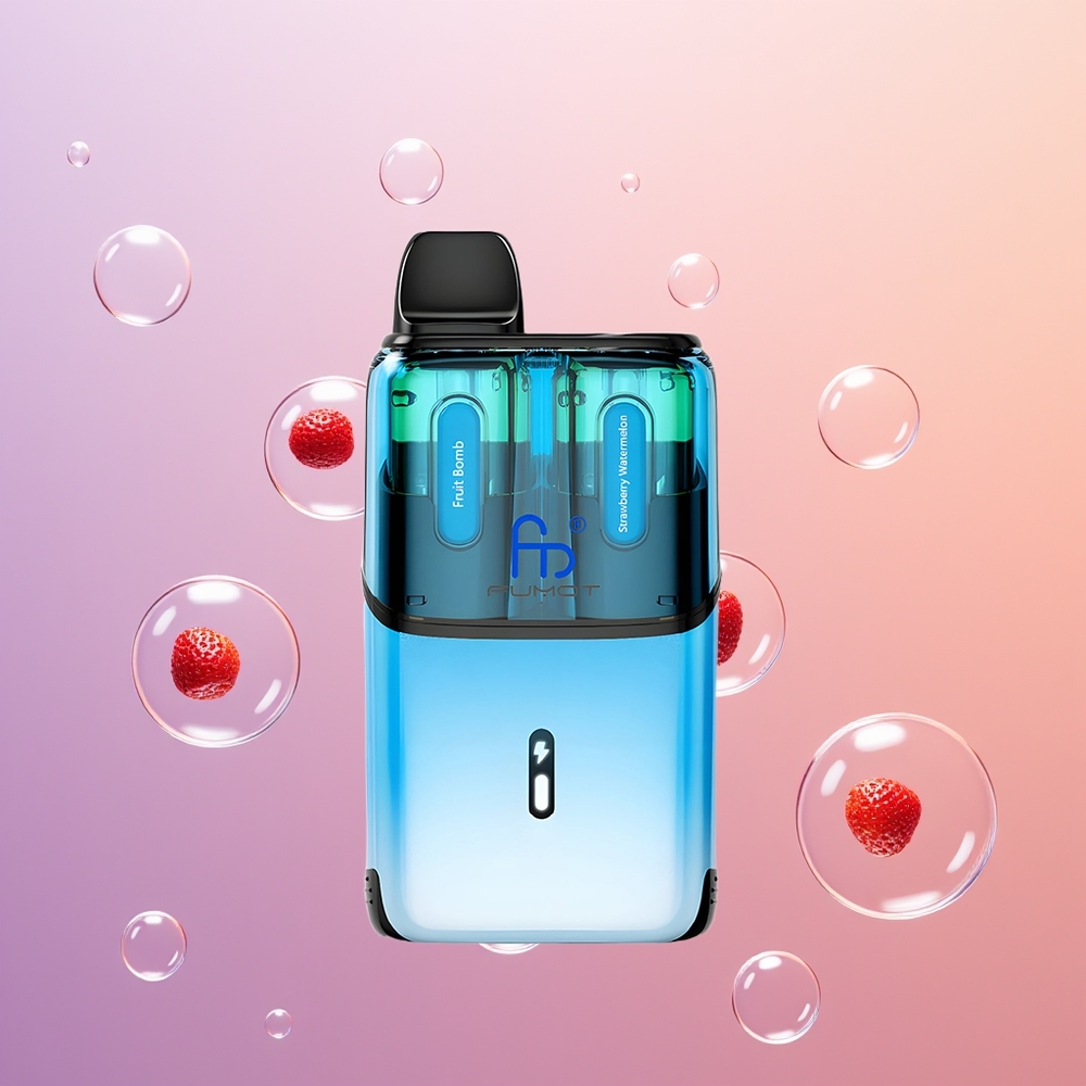 Fumot Ultra T32000 Frugt Bombe - Jordbær Vandmelon med 24ml og Type-C Hurtigopladning