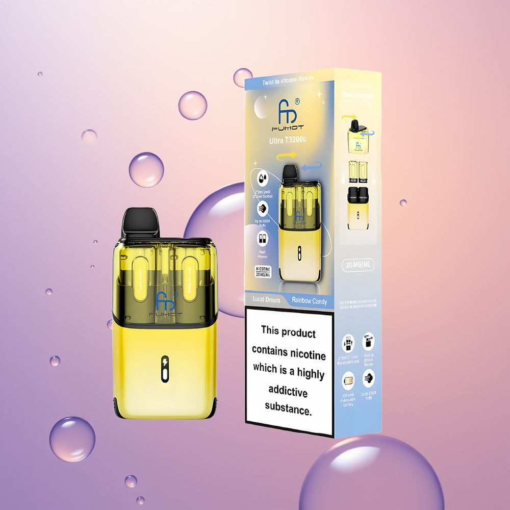 Fumot Ultra T32000 Klare Drøm - Regnbue Slik: 800mAh & 24ml