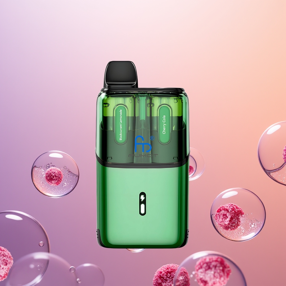 Fumot Ultra T32000 Sortsolbærsaftevand - Kirsebærcola med 800mAh & Mesh Coil