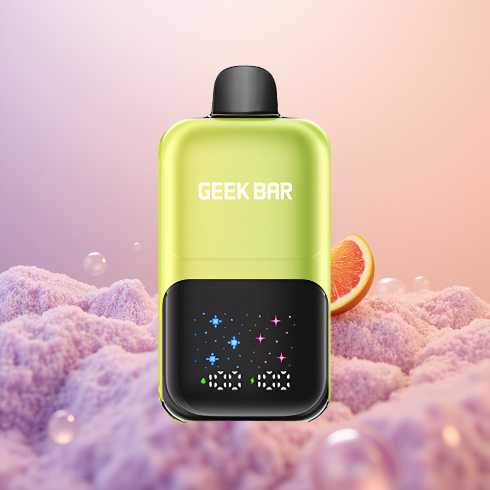 GEEK BAR 2GO 20ml 50000 Mexico Mango Is med Interaktiv Stor Skærm og Tilpasselig Smag/Kølighed