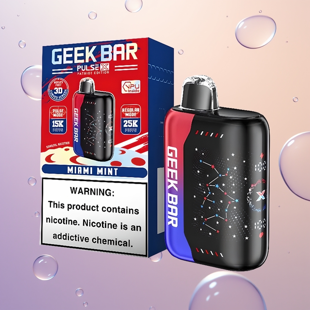 GEEK BAR Pulse X 25000 Patriot Udgave Dual Mesh & Type-C