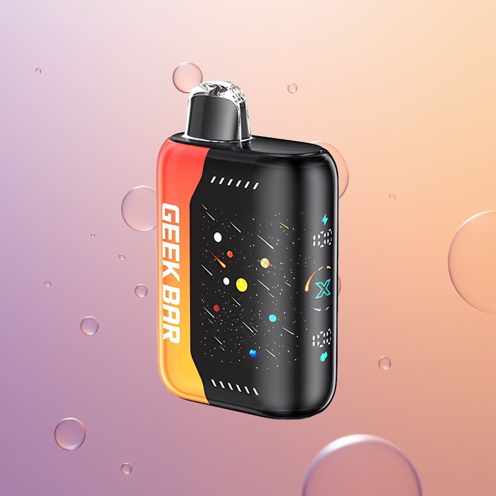 GEEK BAR Pulse X 42K Puffs Meteor Edition Orange Drage Dual Mesh & Hurtigladning
