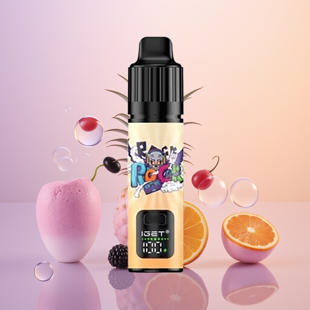 IGET BAR PLUS S3 POD 10000 Brombær Ananas Appelsin 5% 1.0 Ohm