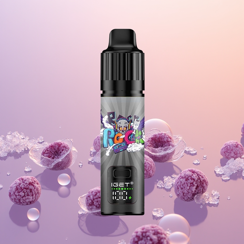 IGET BAR PLUS S3 POD 10000 Brombær Is 5% 18 ml