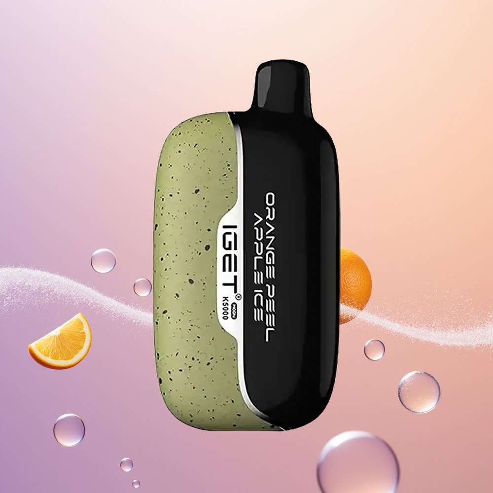 IGET Moon K5000 Appelsin Skræl Æble Is Mesh 1.35 Ohm PC 81.5g