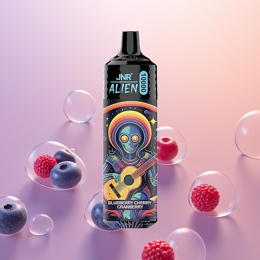 JNR Alien 10000 Blåbær Kirsebær Tranebær 850mAh Type-C