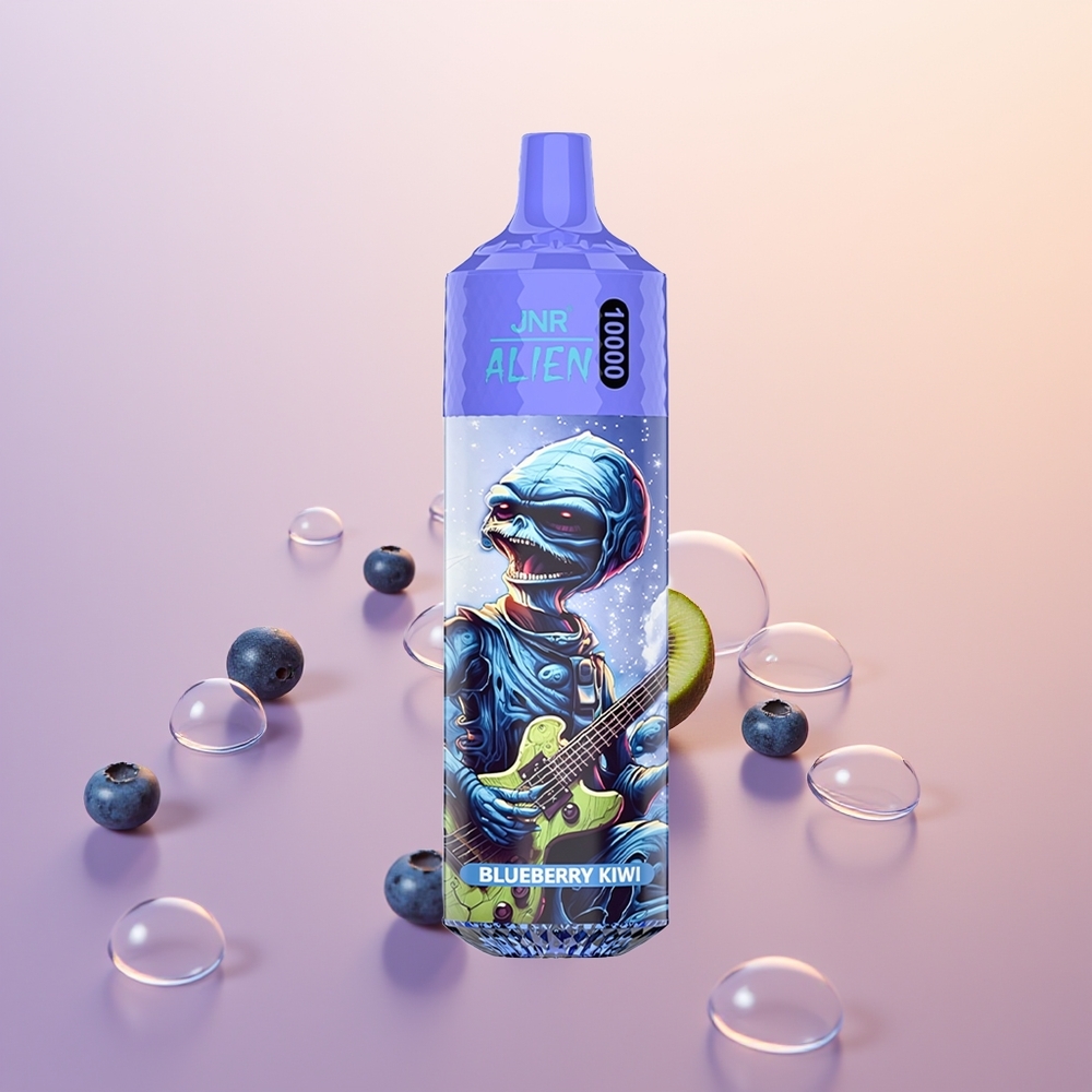JNR Alien 10000 Blåbær Kiwi Type-C LED