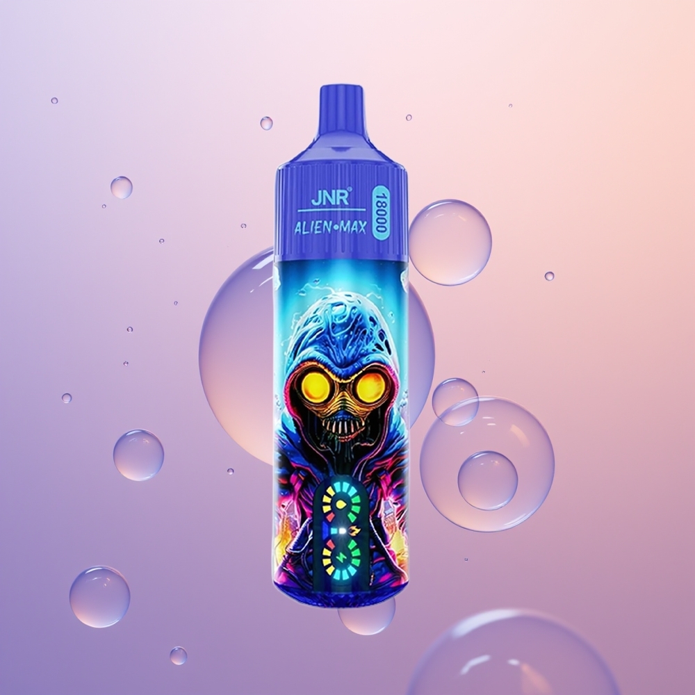 JNR Alien Max 18000 Blåboble Tygggummi Smart LED Dobbelt Mesh