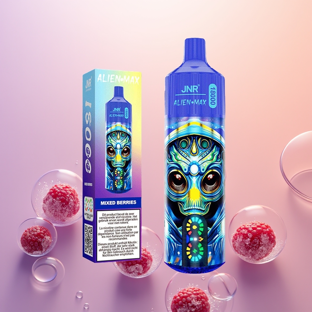 JNR Alien Max 18000 Blandede Bær Smart LED Dual Mesh