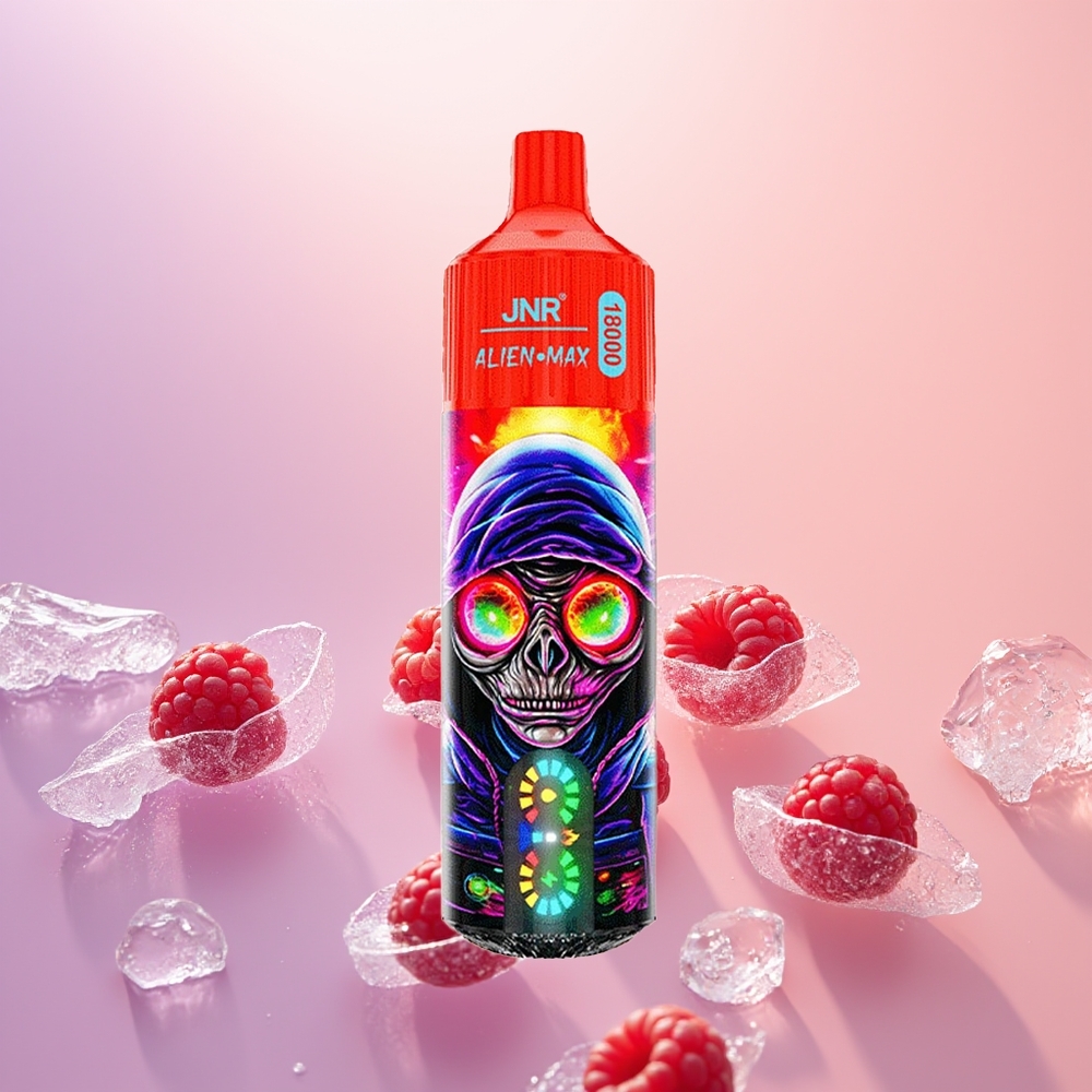 JNR Alien Max 18000 Hindbær Vandmelon Is Dual Mesh & Type-C Hurtigladning