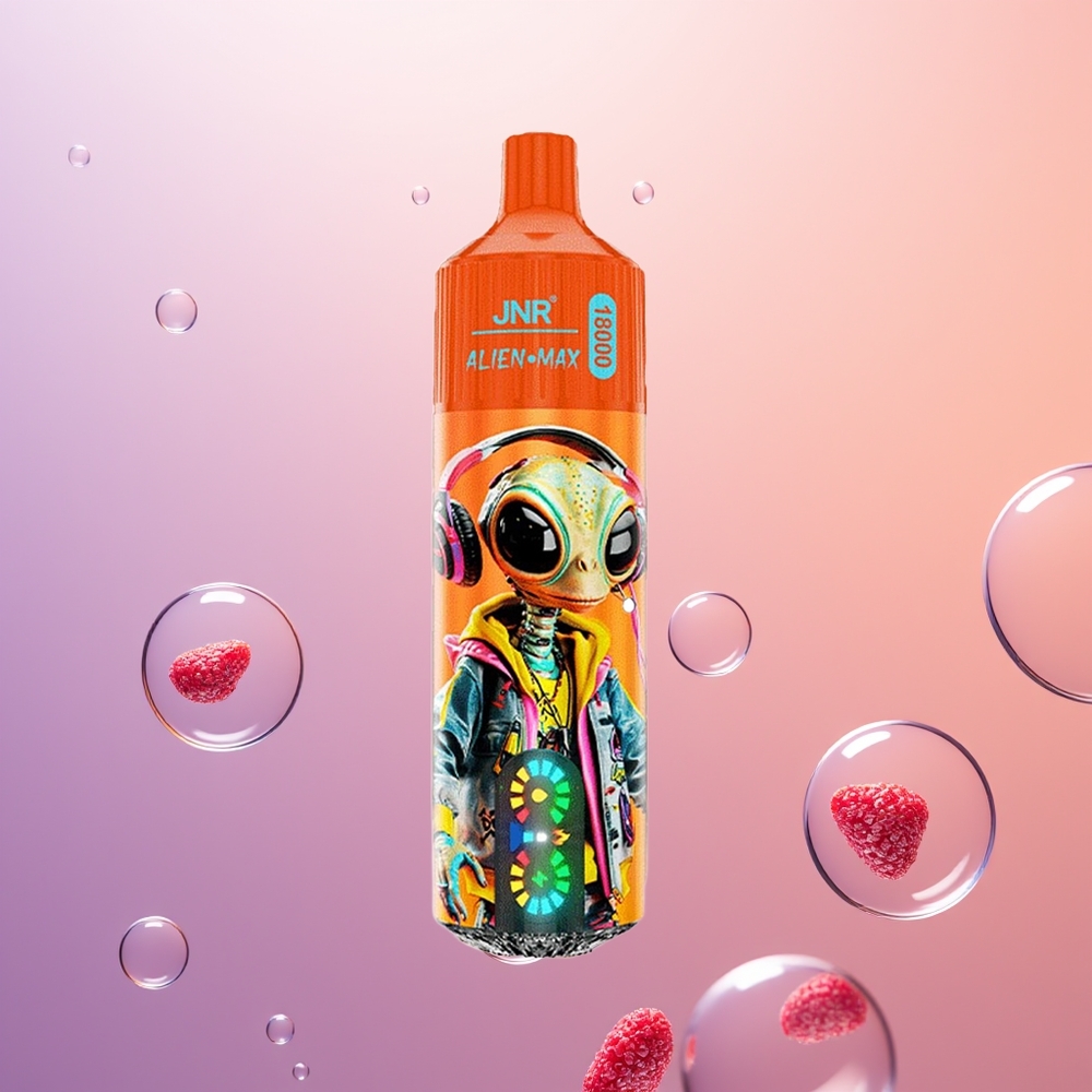 JNR Alien Max 18000 Skummende Kirsebær Cola med Dobbelt Mesh og 20 Smage