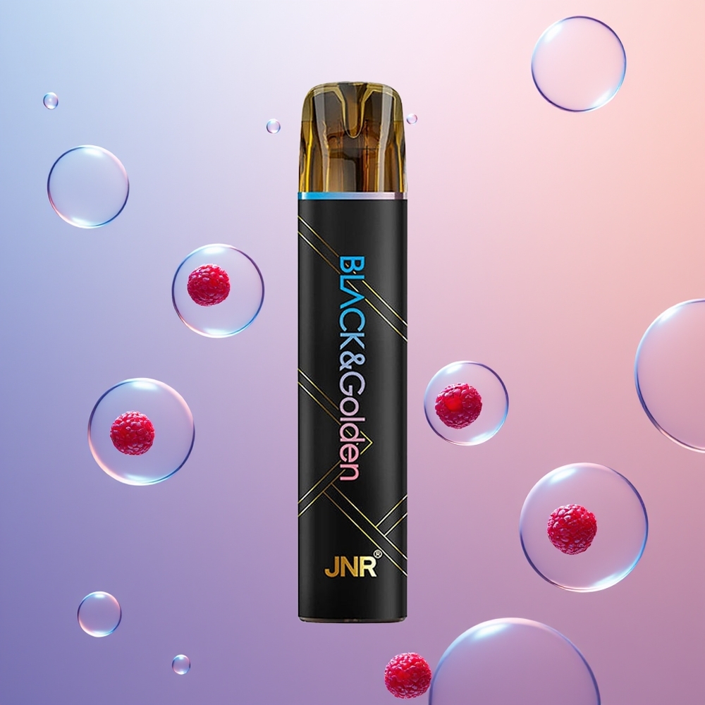 JNR Black&Golden 600+200 Blå Hindbær Kirsebær 550mAh 2ml