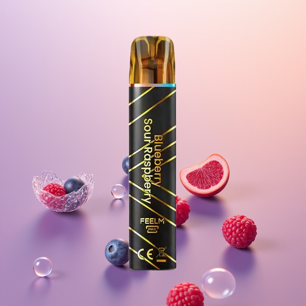 JNR Black&Golden 600+200 Blåbær Sur Hindbær 800 Puffs 2ml