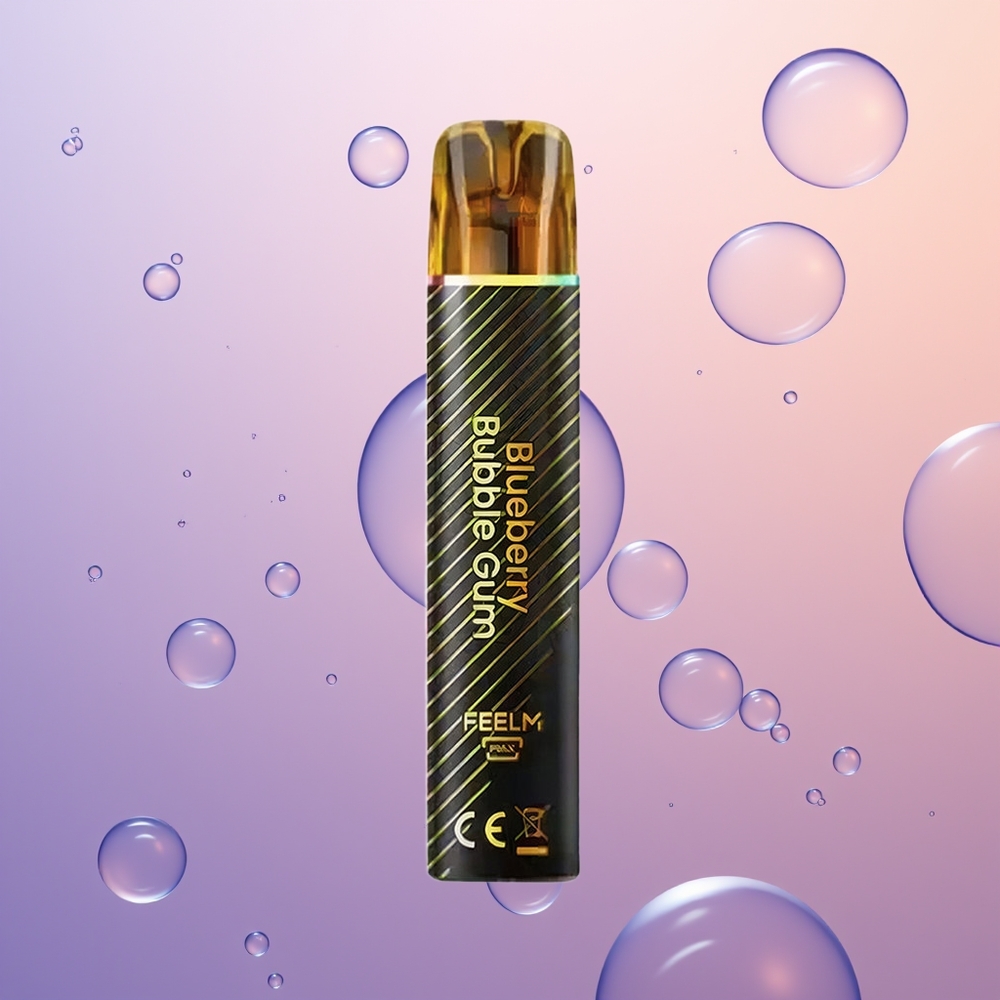 JNR Black&Golden 600+200 Blåboble Tyggegummi 550mAh 2% Nikotin