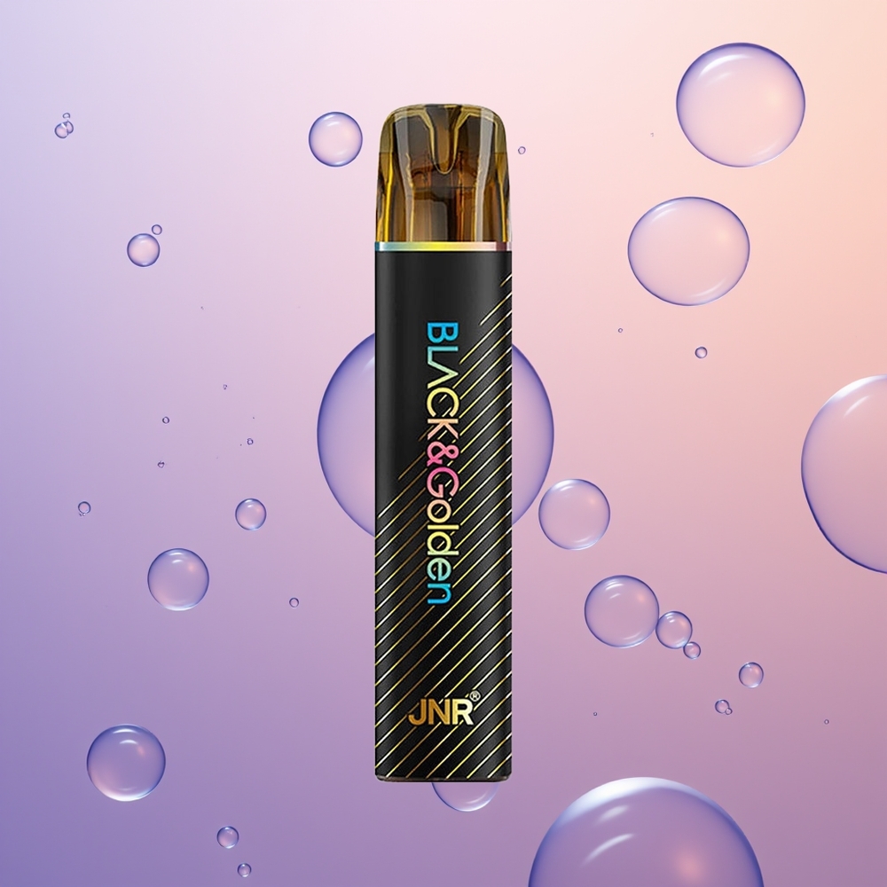 JNR Black&Golden 600+200 Blåboble Tyggegummi 550mAh 2% Nikotin