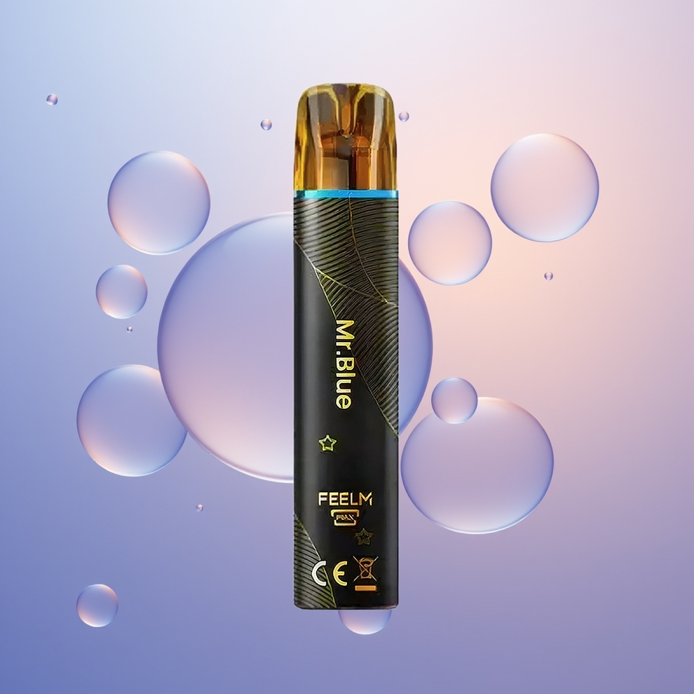JNR Black&Golden 600+200 Hr Blå 550mAh 2ml Engangs Damp